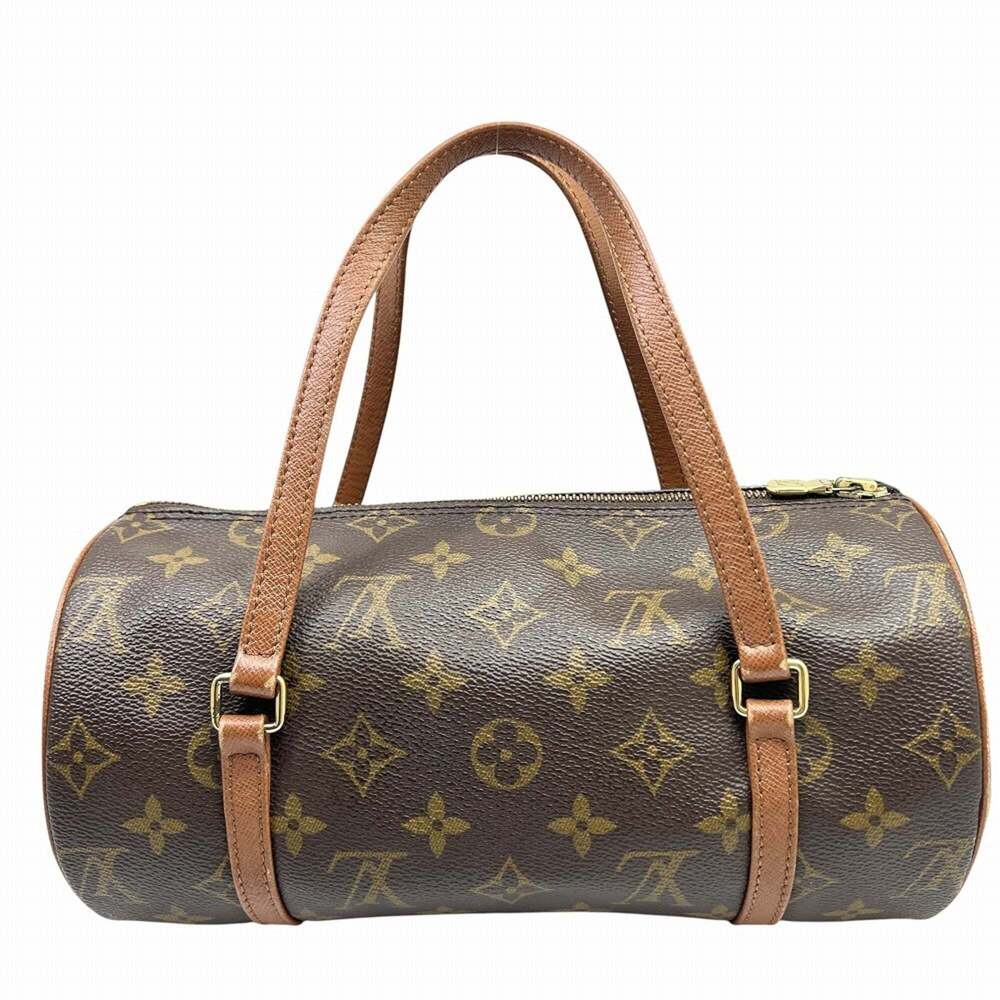 LOUIS VUITTON Brown Monogram Papillon Boston Bag - Picture 1 of 9
